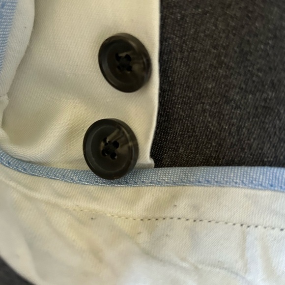 Lands' End Gray Chinos Classic Cotton Blend Sz 38x29 - Picture 3 of 5